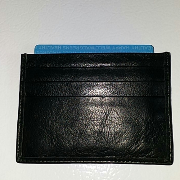 Full Grain Unisex Leather Wallet - Picture 3 of 6